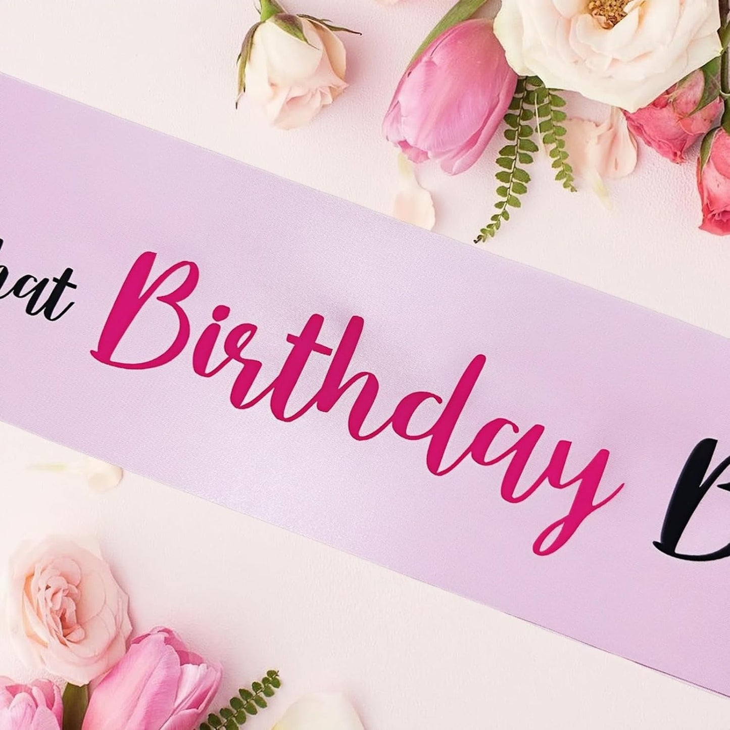 100% That Birthday Bitch Sash