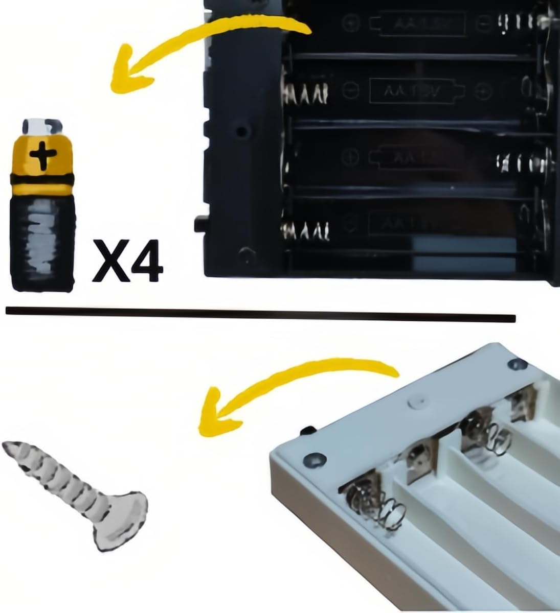 4-AA to USB Battery Box
