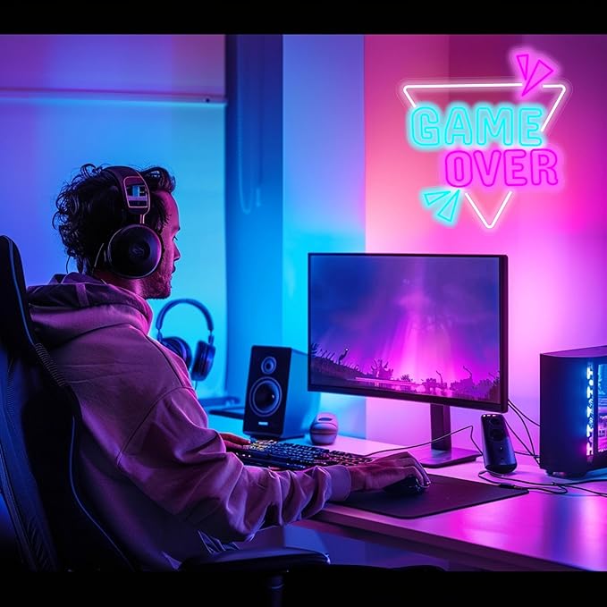 Decorit Gaming LED light Sign Wall Decor