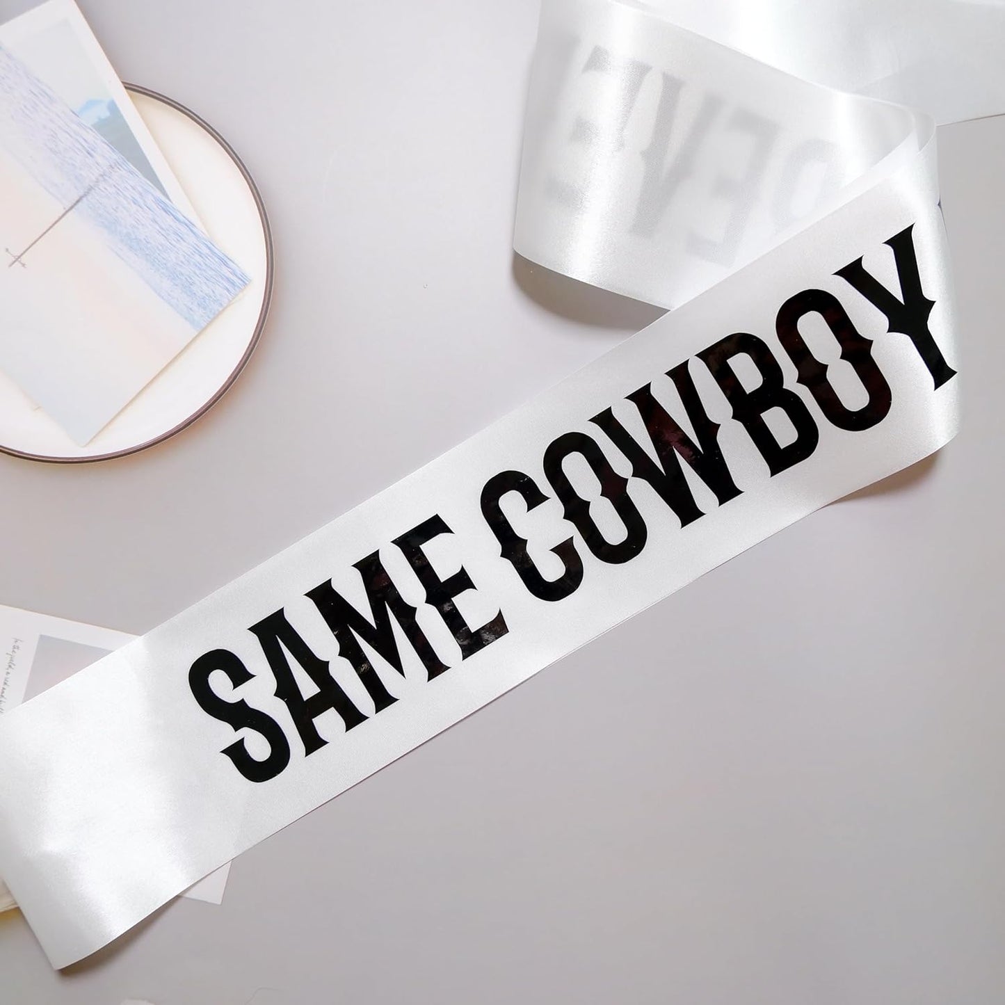 Same Cowboy Forever Sash