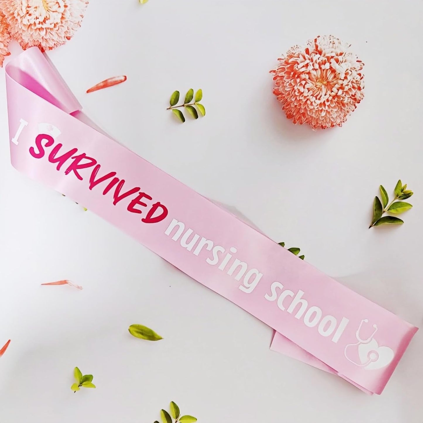 I Survived Nursing School Sash