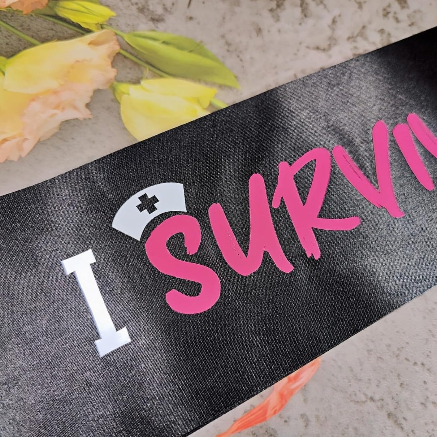 I Survived Nursing School Sash