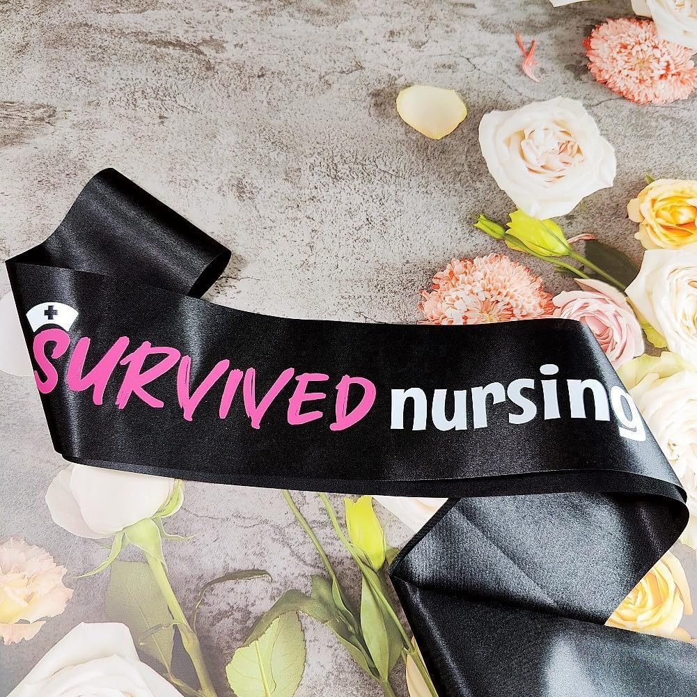 I Survived Nursing School Sash