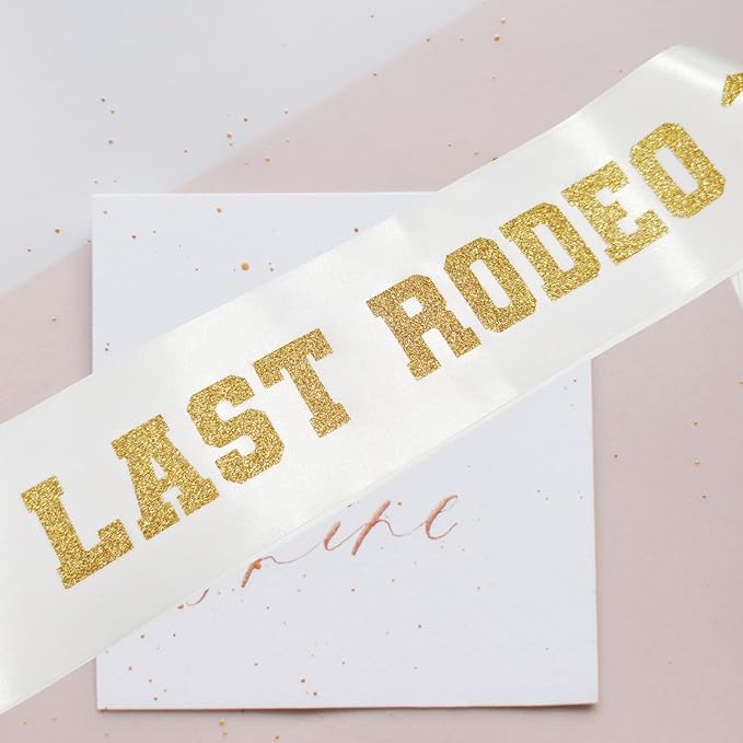 MY LAST RODEO Sash