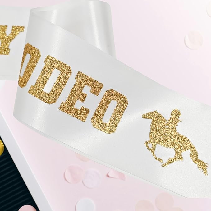 MY LAST RODEO Sash