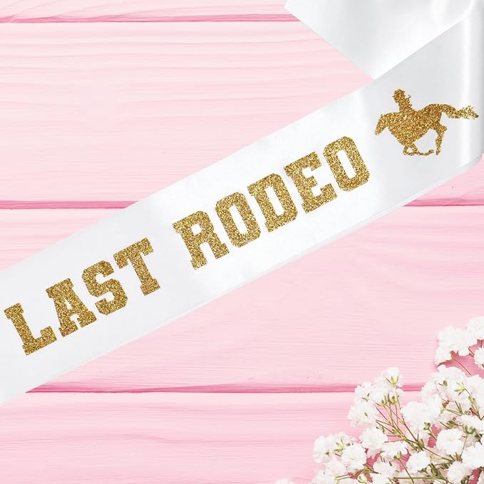 MY LAST RODEO Sash