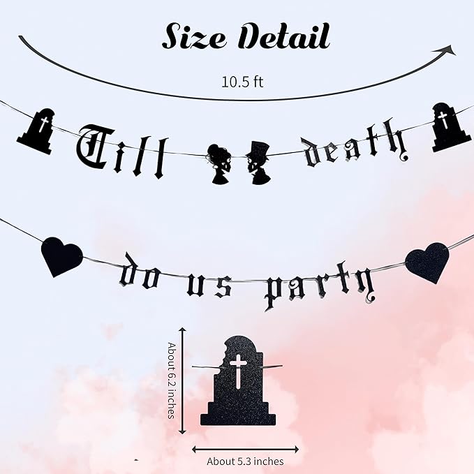 Till Death Do Us Party Banner