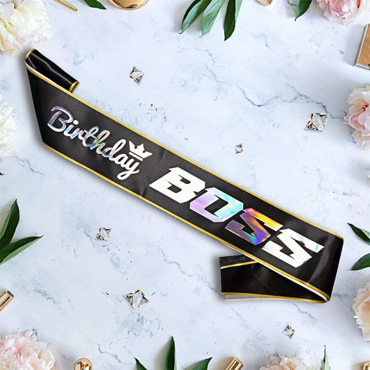 Birthday Boss Sash