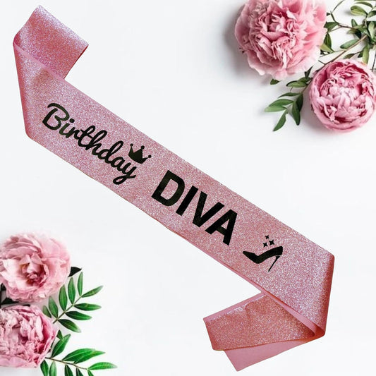 Birthday Diva Sash
