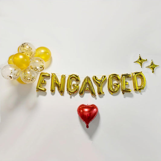 Engayged Letter Balloon Set