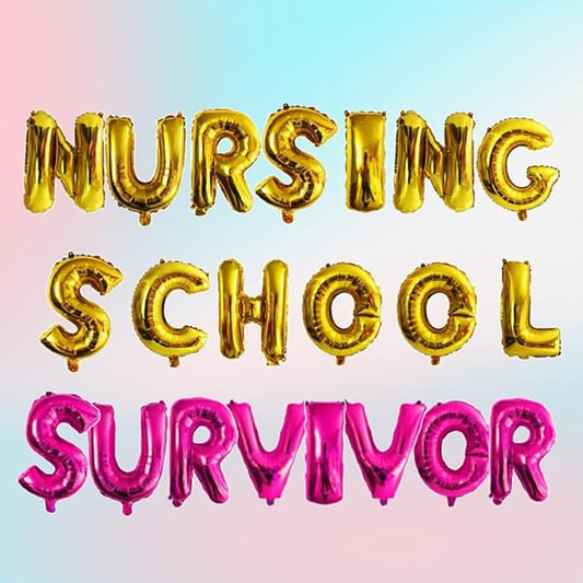 NURSING SCHOOL SURVIVOR Balloons