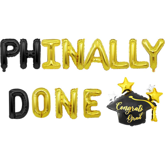 Phinally Done Balloons